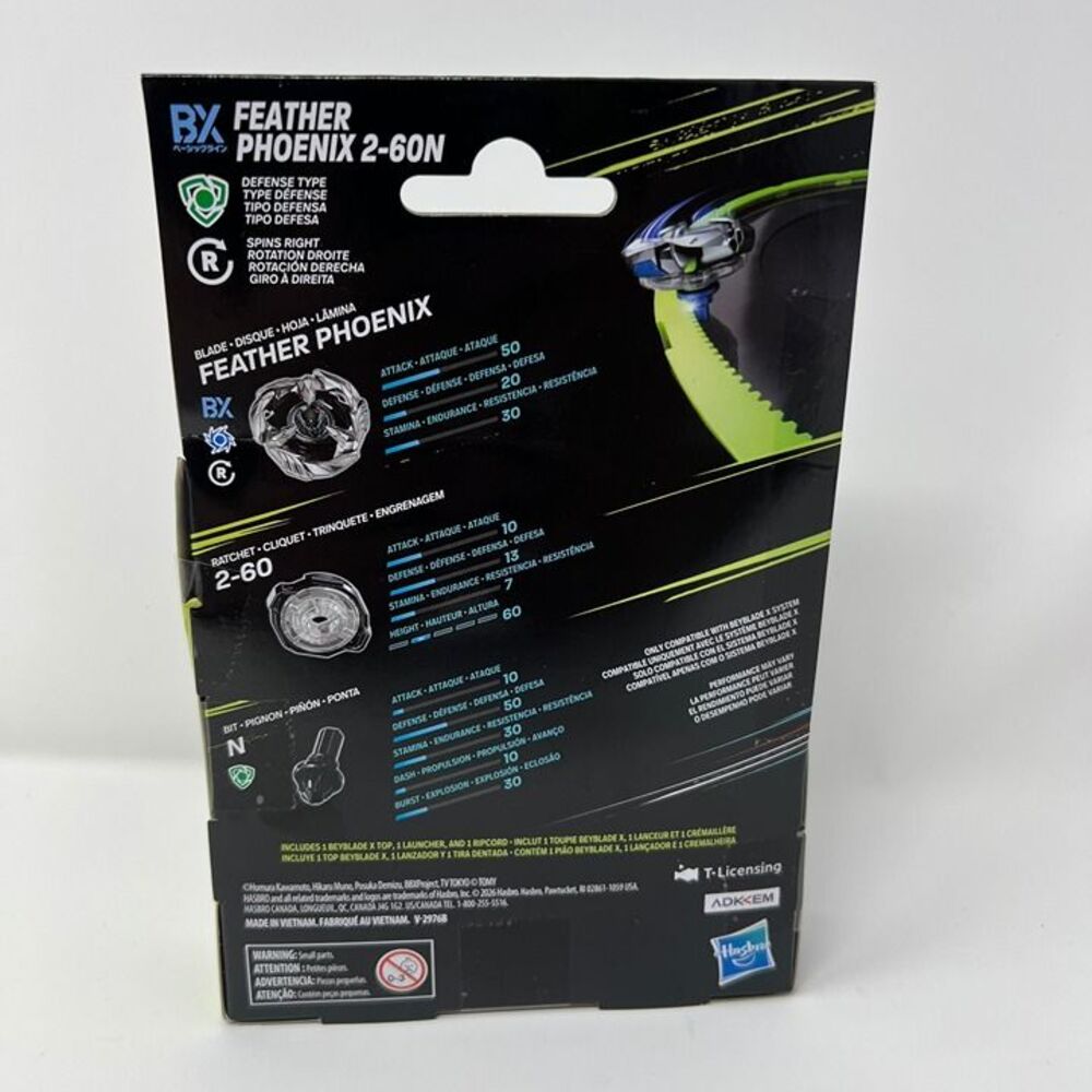 Hasbro Beyblade X - BX Feather Phoenix 2-60N - Picture 2 of 2